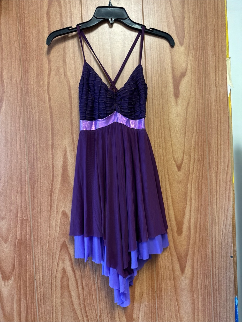 Weissman Purple Camisole Dance Costume Halloween Piece Fairy Core